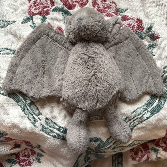Jellycat London Bashful Bat Plush Soft Stuffed Animal Toy 10